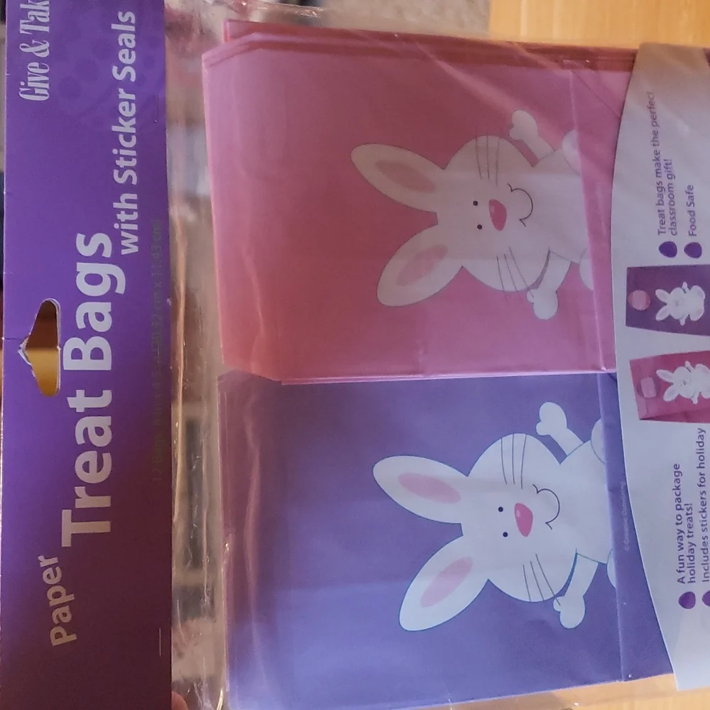 Easter paper treat bags